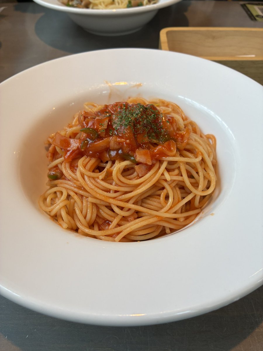 koguchiyoko's tweet photo. 桜台のカフェエイトさん、
本日で閉店…😢
ということで、最後に伺いました。

ねり丸パンケーキ🥞
ねり丸ラテ☕️

練馬愛を感じるメニュー…
長い間、本当にありがとうございました。
おつかれさまでした。

（別の日に食べたナポリタンも載せておきます）

次また何か活動されることがあれば、
また応援させていただきたいです！

ごちそうさまでした。

#カフェエイト　#桜台グルメ　#練馬区