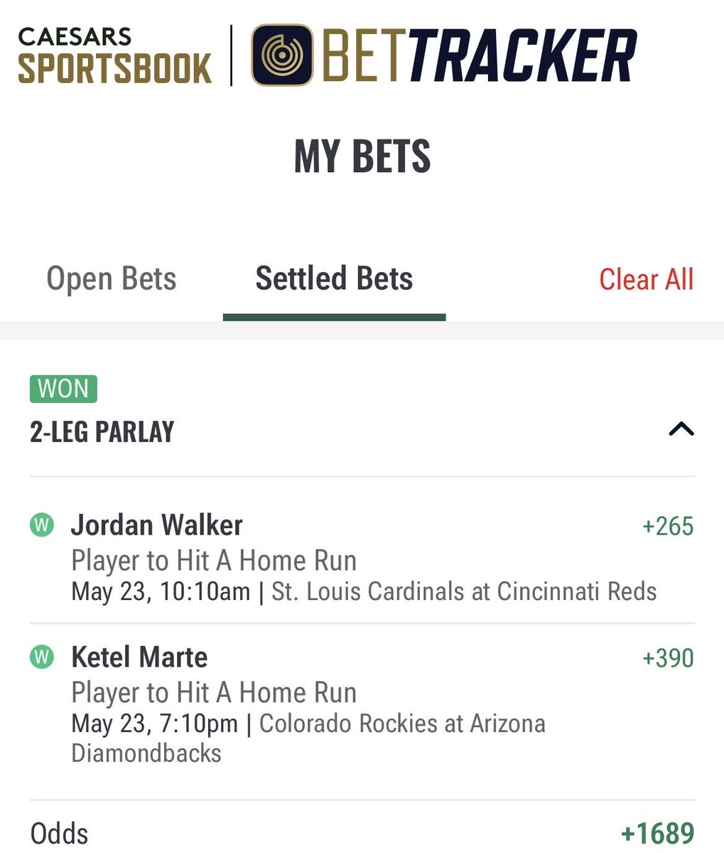 PROPARACHI's tweet photo. 🐐 K.Marte is GOATED 2 HR Parlays ✅

#7 and #8 Home Run Parlays cashed this year!! 

🔥 Michael Jordan Walker and Elly Game 2! We are Home Run King 👑 Tap in!! 

#Props #PropsbotAi #Gambling𝕏 #MLB #HomeRun https://t.co/GYlBH4RtS7