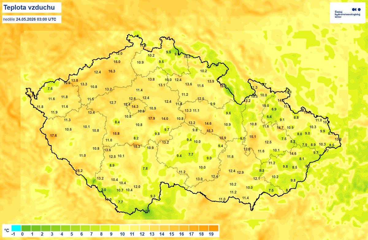 Český hydrometeorologický ústav (ČHMÚ) tweet media