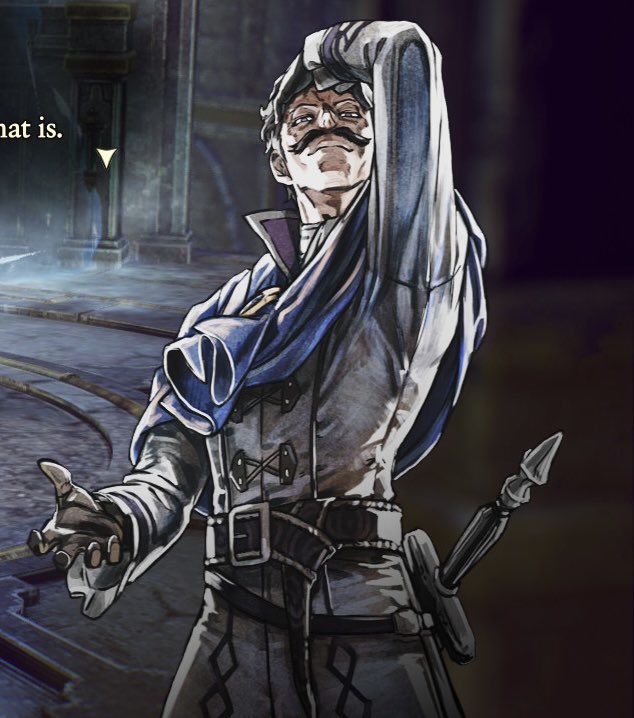 lumafey's tweet photo. Cropped to not spoil anything even though it’s only demo > I think it’s hilarious he hit the Jojo pose https://t.co/RXtsQbbFIT