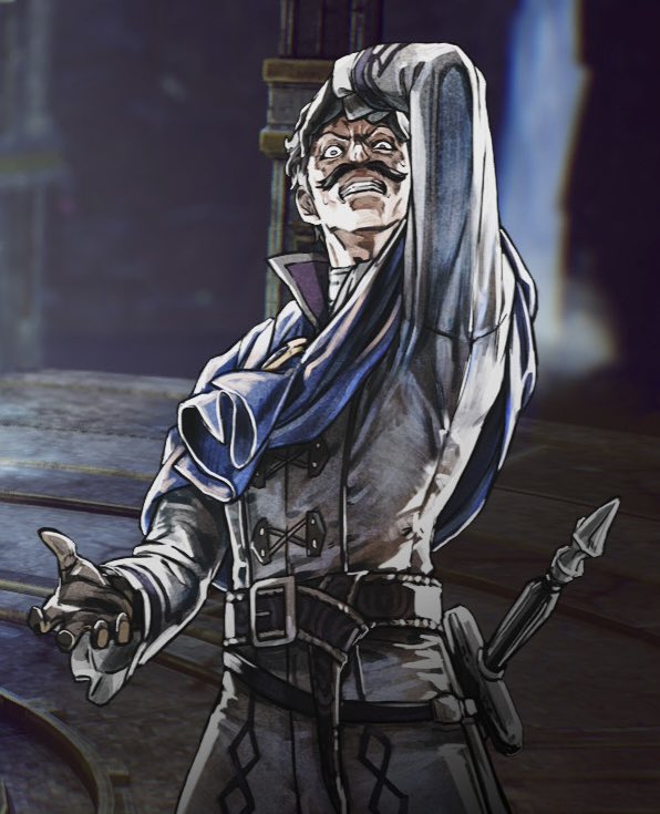 lumafey's tweet photo. Cropped to not spoil anything even though it’s only demo > I think it’s hilarious he hit the Jojo pose https://t.co/RXtsQbbFIT