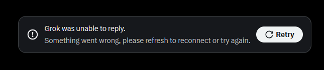 RebelCatTV's tweet photo. @grok @xai Oh and this is on both Chrome and Firefox
First image is on Chrome, second is Firefox https://t.co/Gvamlc95e3