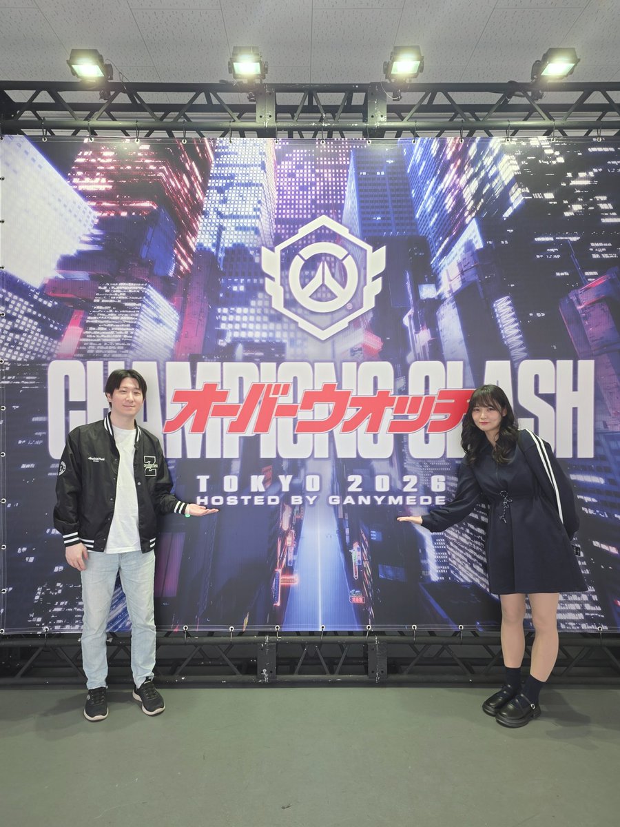 Killin9Hit's tweet photo. GANYMEDE主催のOWCCを観戦するために現地へ来ました！
楽しみ 👀 https://t.co/1P5VA7PXVb