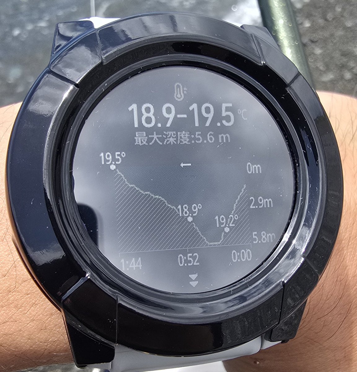 boroningyou's tweet photo. 釣りは情報の時代！腕時計で水深、水温、地形を全て把握できる⌚ https://t.co/7cksbWDBB0