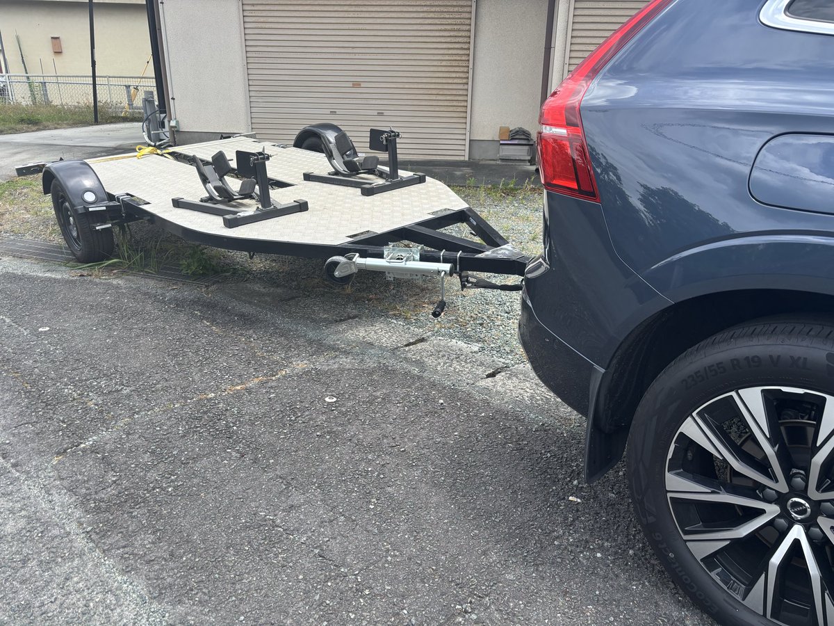 トレーラーを持って帰ろう（車検） というかこれを機に手放します。 ご