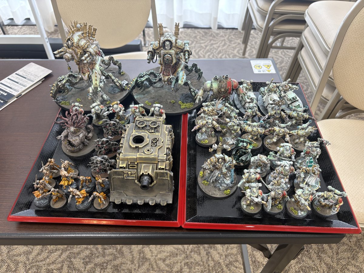 Lemosuke10's tweet photo. 今日のロスターです。
#warhammer https://t.co/vkzxVpulaJ