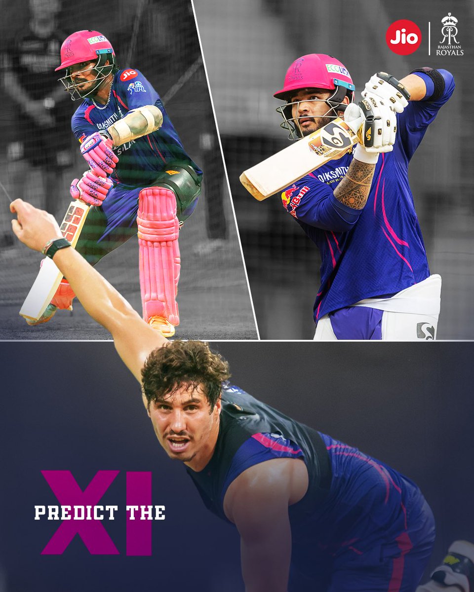 rajasthanroyals's tweet photo. It all comes down to this. Predict our playing XI for this clash! 👀 https://t.co/bWVtWMzIIr