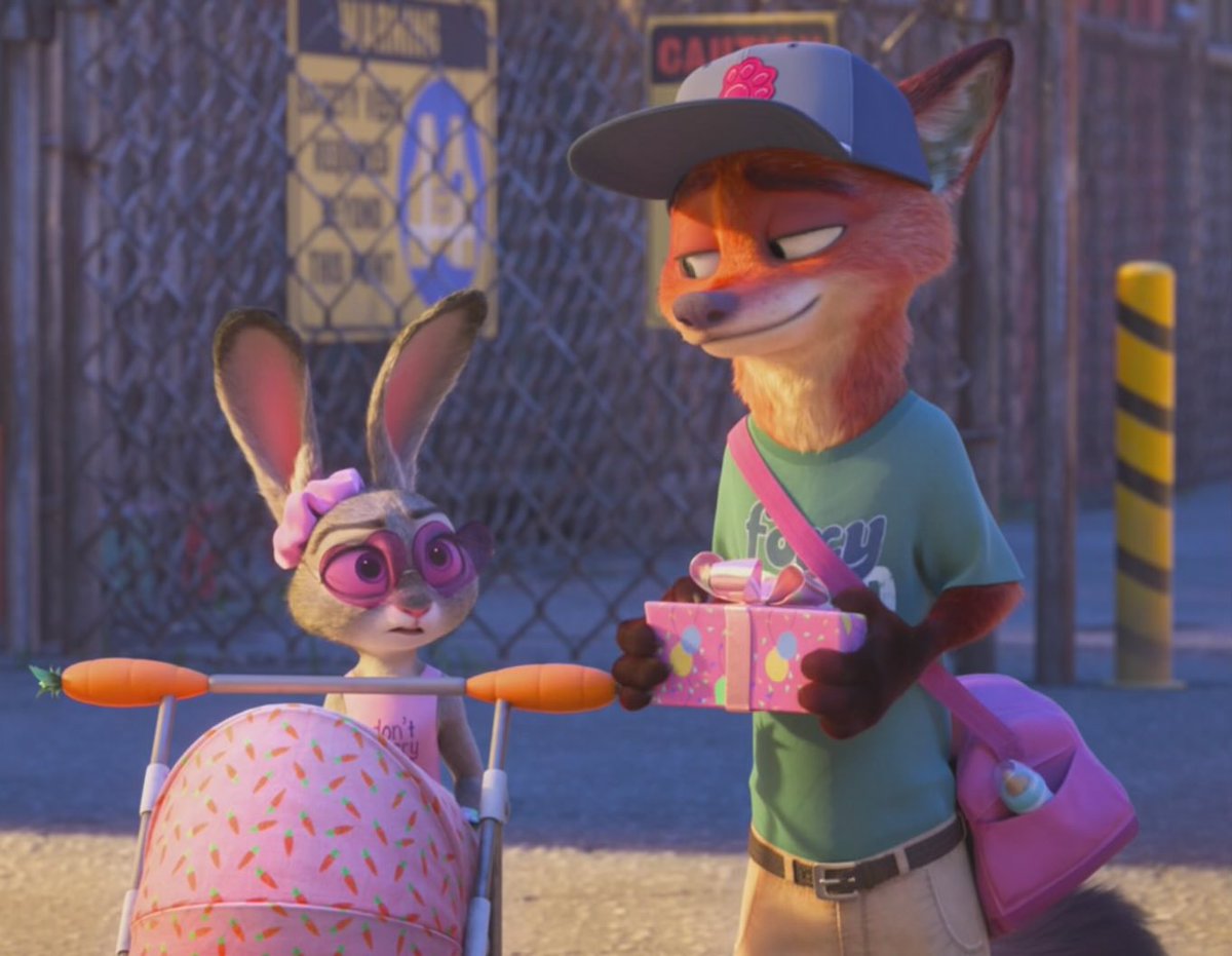 zoogetherness's tweet photo. the look he gives her after saying OUR to emphasize that yes judy it’s OUR baby https://t.co/ARBrEHMYyI