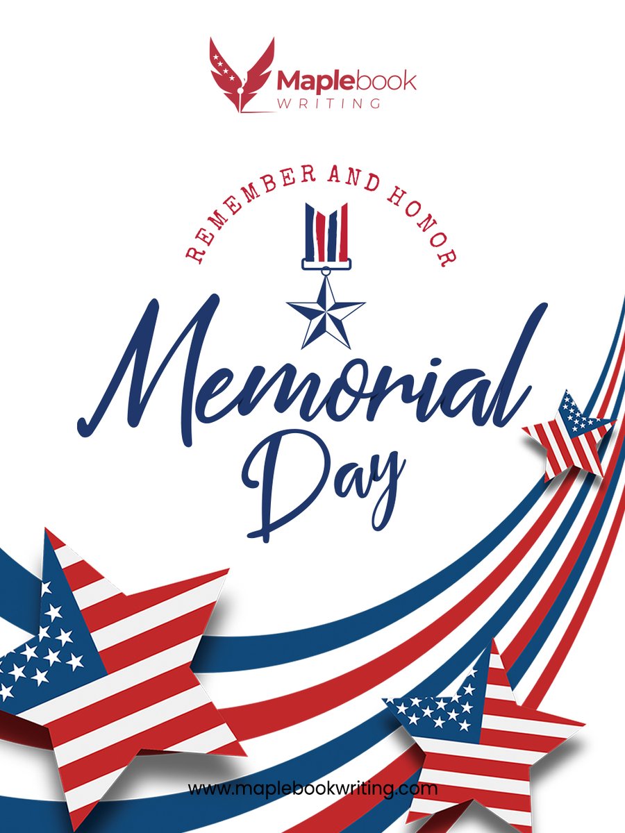 theMapleBook's tweet photo. Their bravery ensures the liberties we enjoy today, and their memory will always be remembered.
Take a moment to reflect and pay tribute. Visit https://t.co/sfZaijVu8n to learn more.
#memorialday #honoringheroes #fallenheroes #usveterans #maplebookwriting #respectandhonor https://t.co/0PoOqPpF6q