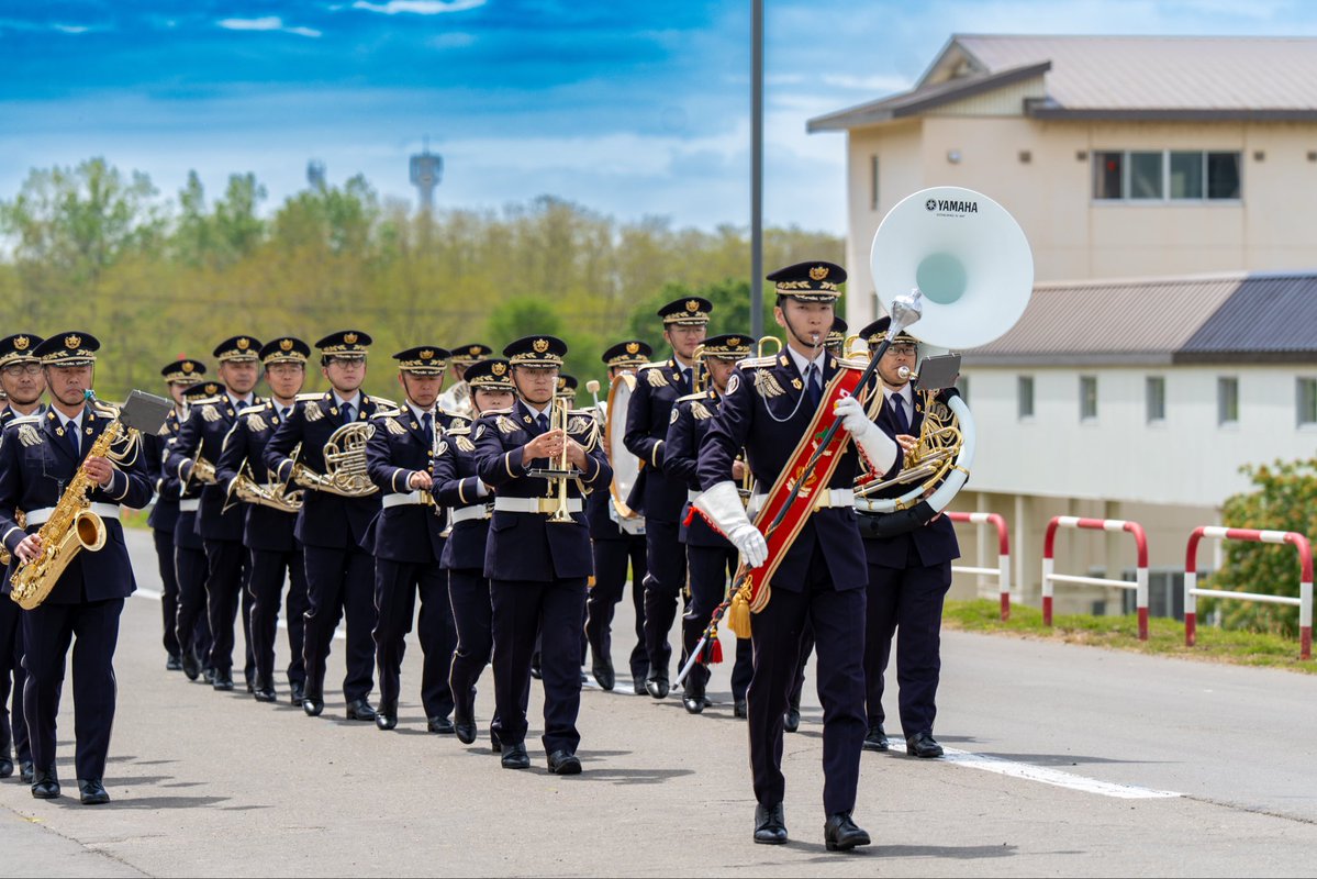 JGSDF_NABand's tweet photo. 【陸上自衛隊 美唄駐屯地 創立４９周年・第２地対艦ミサイル連隊創隊３４周年 創立記念行事】

 #陸上自衛隊 #美唄駐屯地 #記念行事 に #北部方面音楽隊 も参加しました！

たくさんの方にお越し頂き、ありがとうございました！

 #美唄市 #自衛隊 #音楽隊 #吹奏楽 https://t.co/xHI9QlvZfW