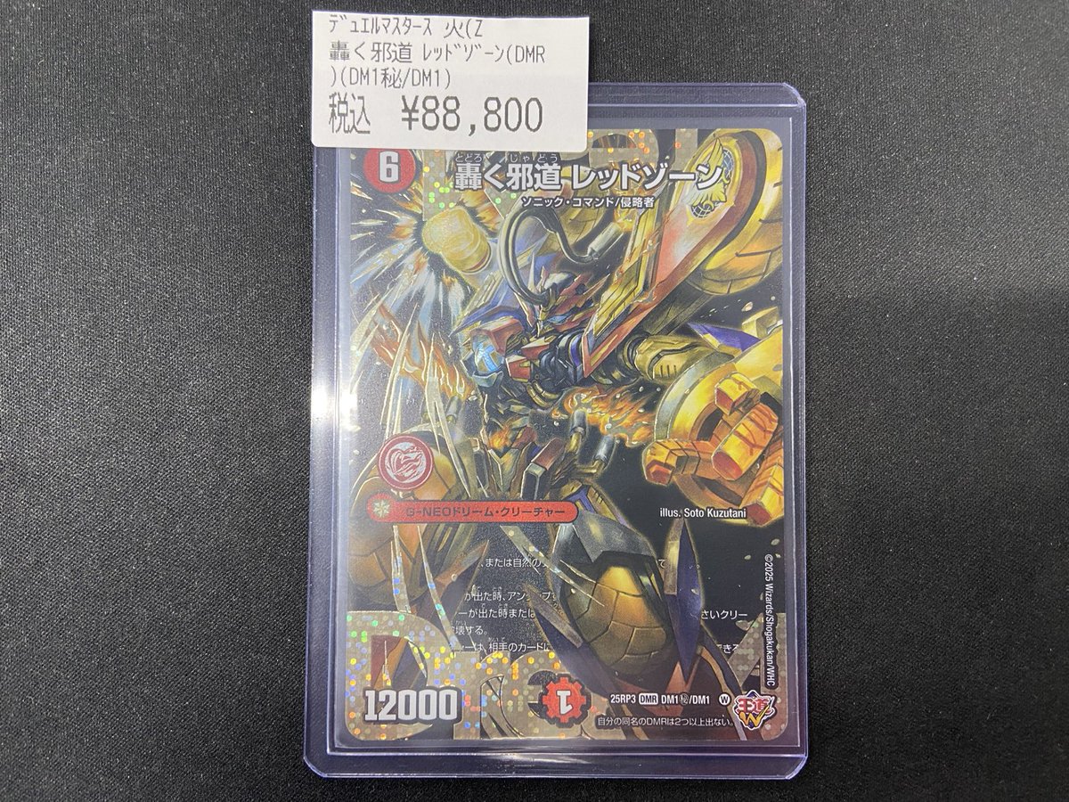 轟く邪道 レッドゾーン シークレット デュエルマスターズ デュエマ 