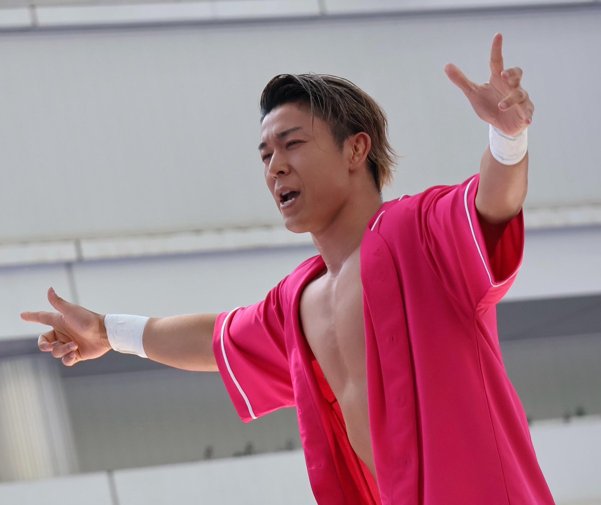 butsuzo2025's tweet photo. #GLEAT
#プロレス #prowestling
#prowrestler
#山村武寛 選手
2026年5月17日 オアシス21 https://t.co/hhMi2uYtX0