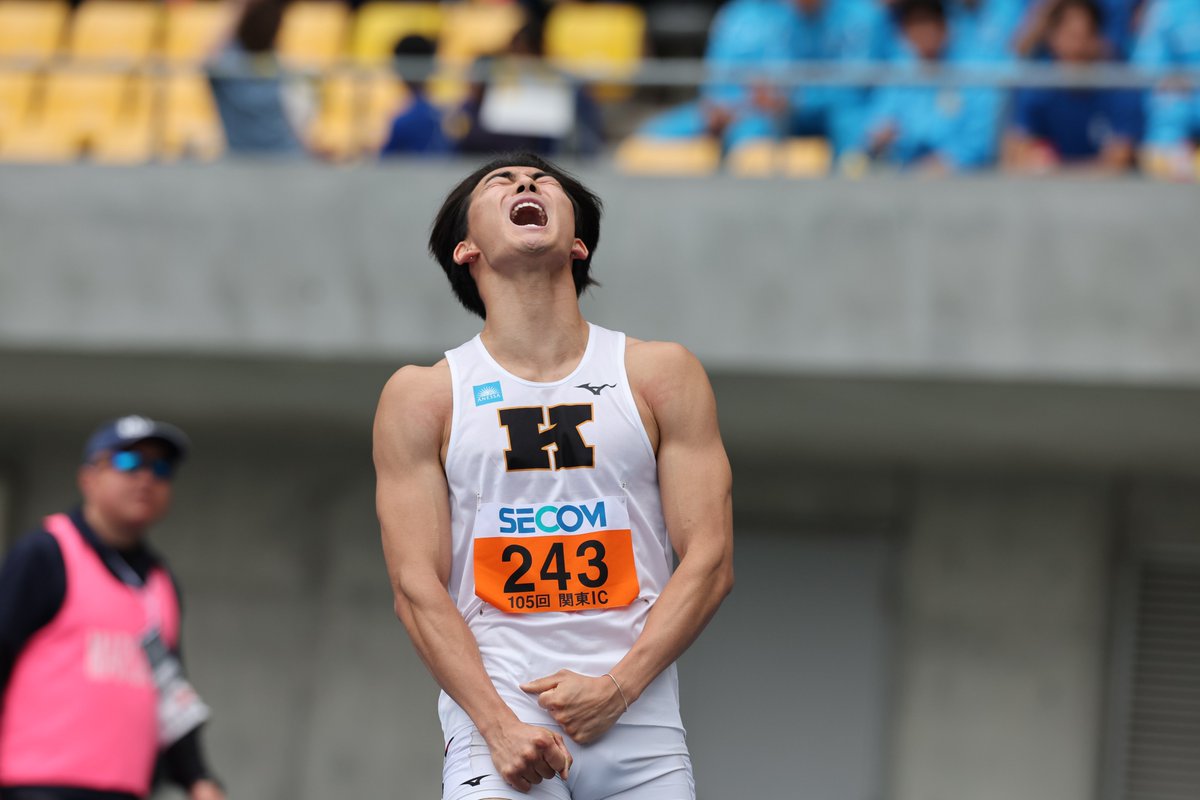 Getsuriku's tweet photo. #関東インカレ
男子1部200m
🥇林　明良（慶大）20.66
🥈濱椋太郎（法大）20.74
🥉植松康太（中大）20.87
1部残留争いから抜け出す自己新V🔥 https://t.co/4Vwy5MLWqD