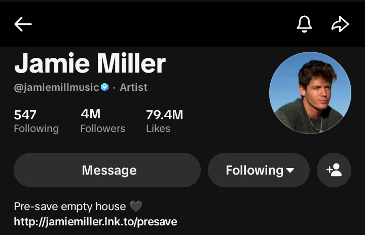 0997JM's tweet photo. He just hit 4M followers on tiktok😭

Congrats Jamie!! @jamiemillmusic https://t.co/yqF5bBLIGq