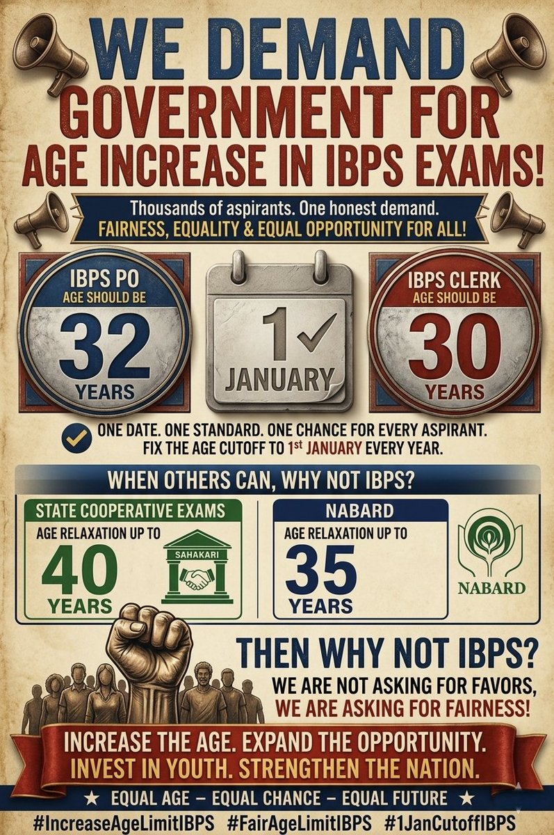 indrajeet2107's tweet photo. #FixIBPSAgeCutoffTo1stJan #EqualOpportunity #AgeRelaxation https://t.co/NBRGniQ1DA