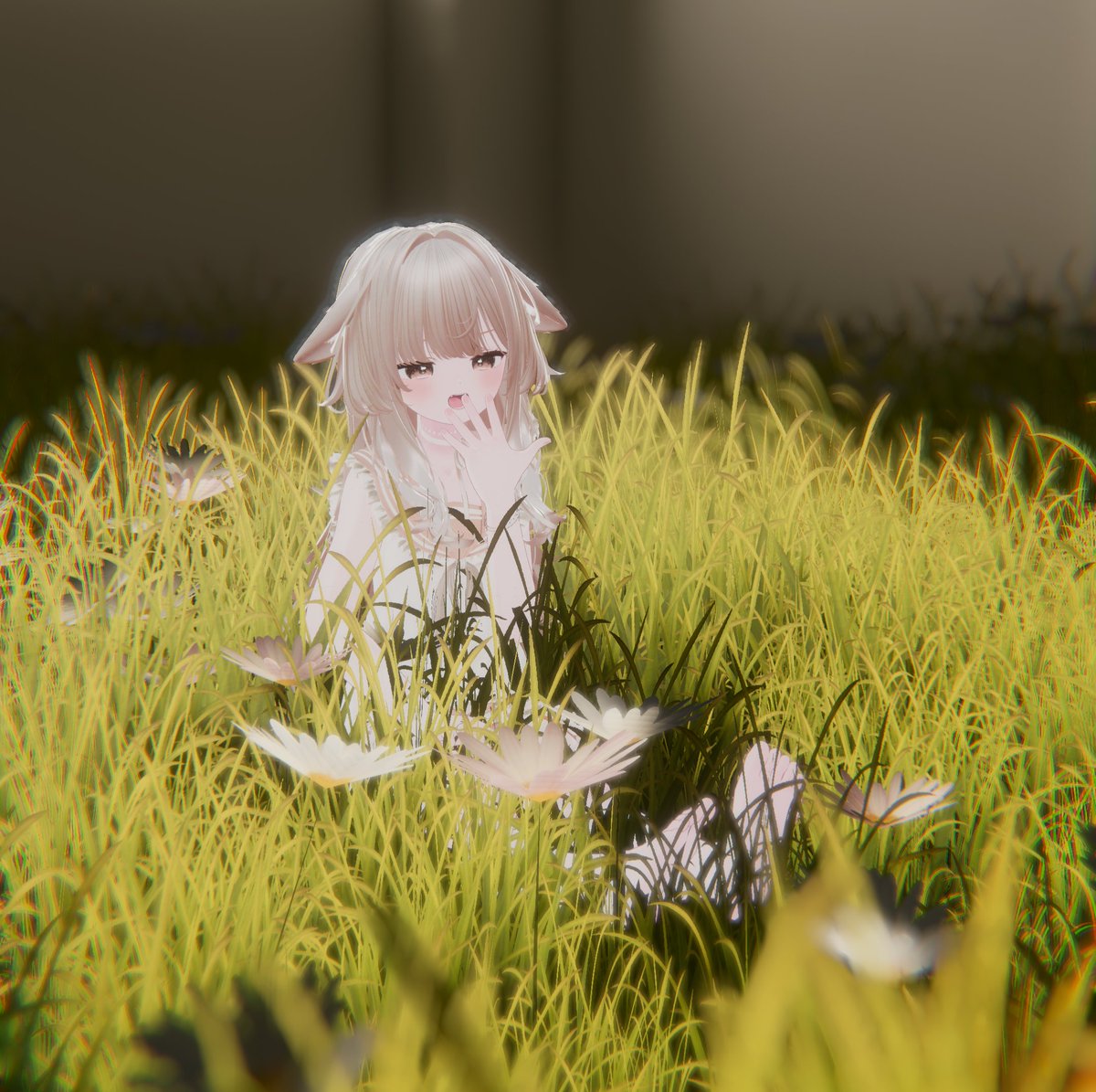 VRC_RIU's tweet photo. 후아아암~ https://t.co/myVqXUW8ux