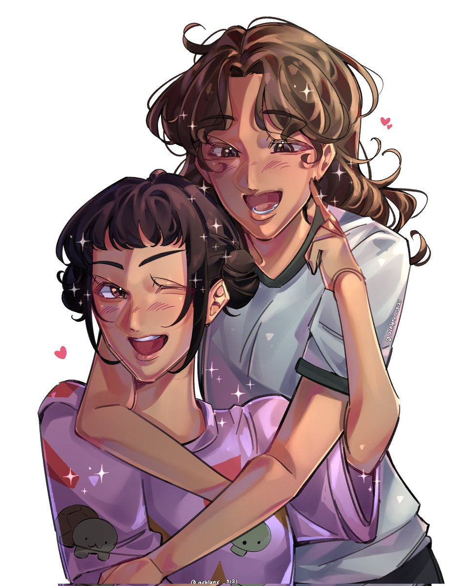 ashlynx_3121's tweet photo. Couple Commission from Discord! Tysmmn 🙇🏻‍♀️🙏💜

It's Zoe from Demon Hunters! I'm so excited to draw her ever since I received this commission!! 😆🍓

✨ You can commission me yumeship/couples like this!! ✨ #kpopdemonhunters #zoe https://t.co/aKt6Sxzbon