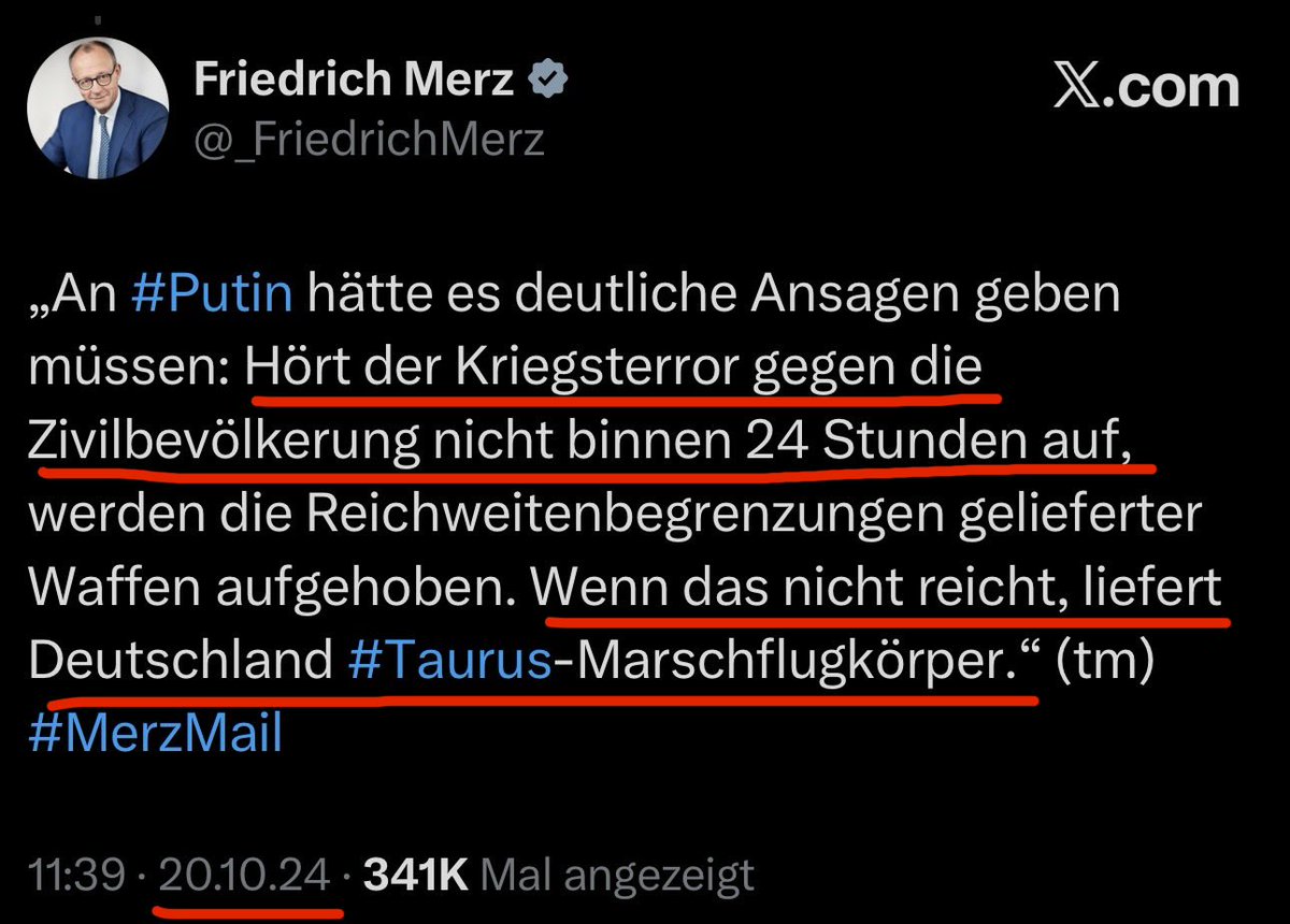 meinuelzen's tweet photo. Die einzig richtige Antwort auf militärische Ziele in ᵣussland - nach dem massiven Terror gegen die Zivilbevölkerung von heute Nacht … 🤬😤 #Taurus #FreeTaurus #fckptn #RussiaIsATerroristState https://t.co/rrm4umTtTA