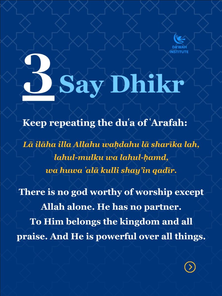 BitQad's tweet photo. DAY OF ARAFAH!

4 Powerful Things to Do.

The Ultimate Day of Mercy, Forgiveness, &amp; Dua. https://t.co/TC4IMNTrZU