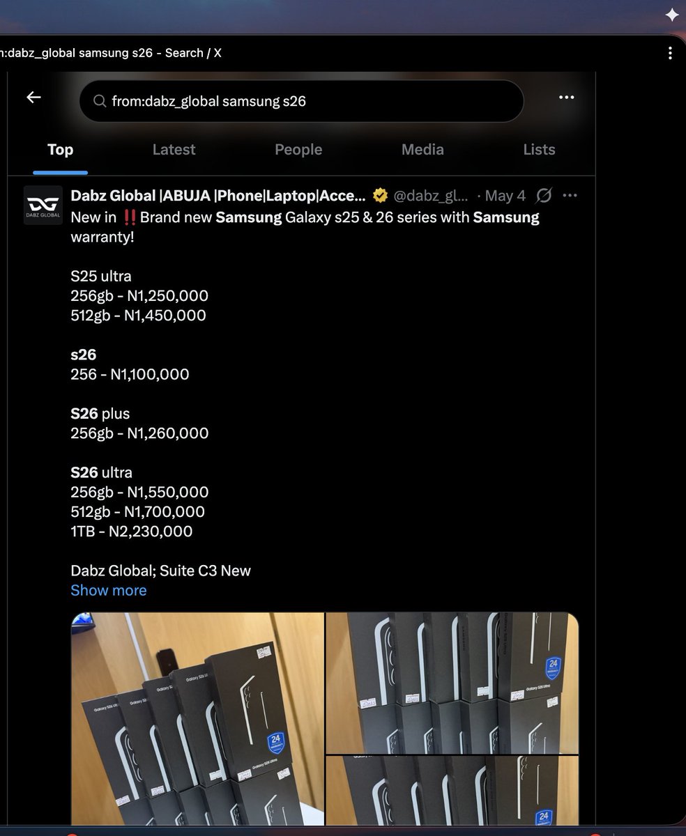 analysis101010's tweet photo. @Unabombaar @emeka_ezra no be envy bro.. i love samsungs too, but they lose value alot faster https://t.co/QQtBD7nKCr