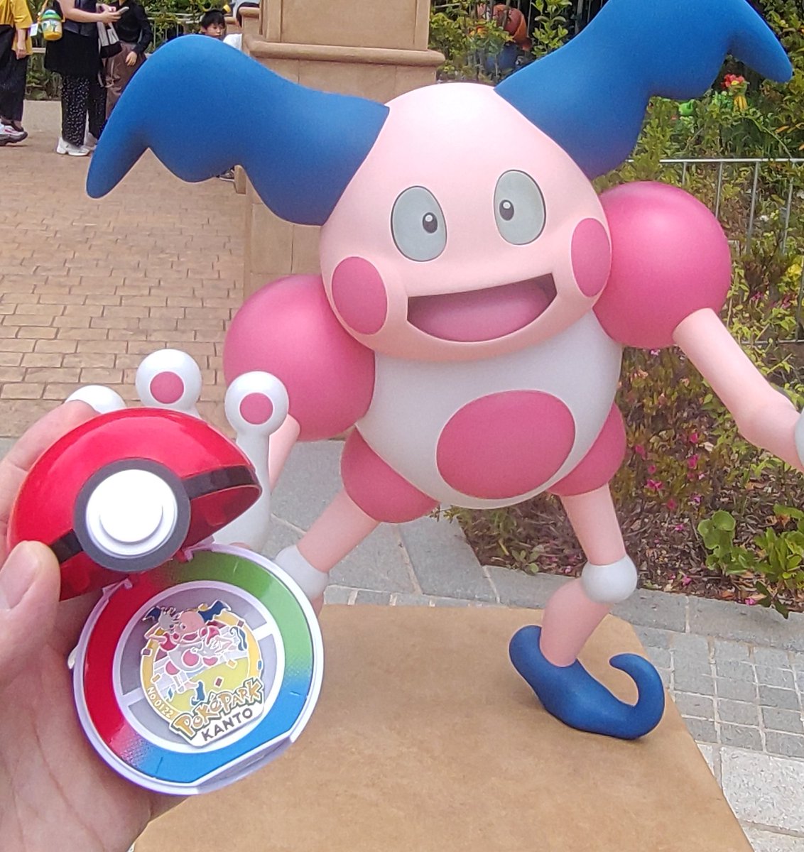 やってまいりましたポケパーク✨ 噂のピンズはバリヤード ⚽=͟͟͞͞=͟͟͞͞