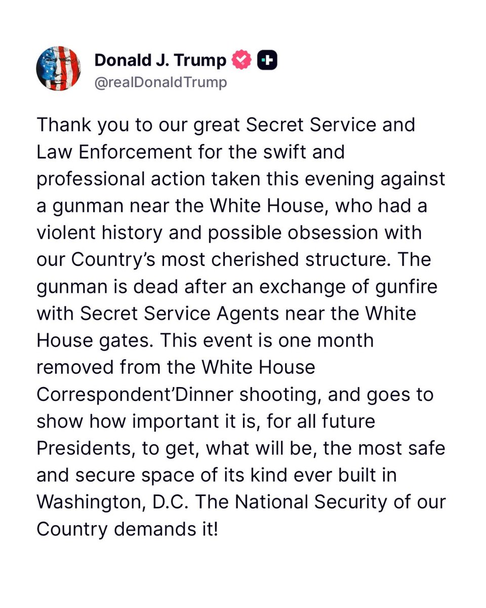 The White House tweet media