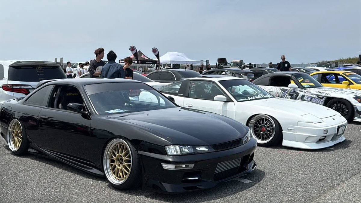 SilviaX148's tweet photo. スタンスネーション大阪搬入完了☑️

#スタンスネーション大阪
#スタネ
#S14シルビア
#S14kouki https://t.co/4XqD8vbb9Q