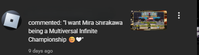 XJoshiepooX's tweet photo. I make 2k youtube videos for some random kid in the world who cant afford to play the game. He posts in my comments every now and then dream matches and this one is very interesting. You would never guess who wins. Link below. Also watch @AEW this weekend #aew @MinaShirakawa https://t.co/Rj5ZIfp5zM