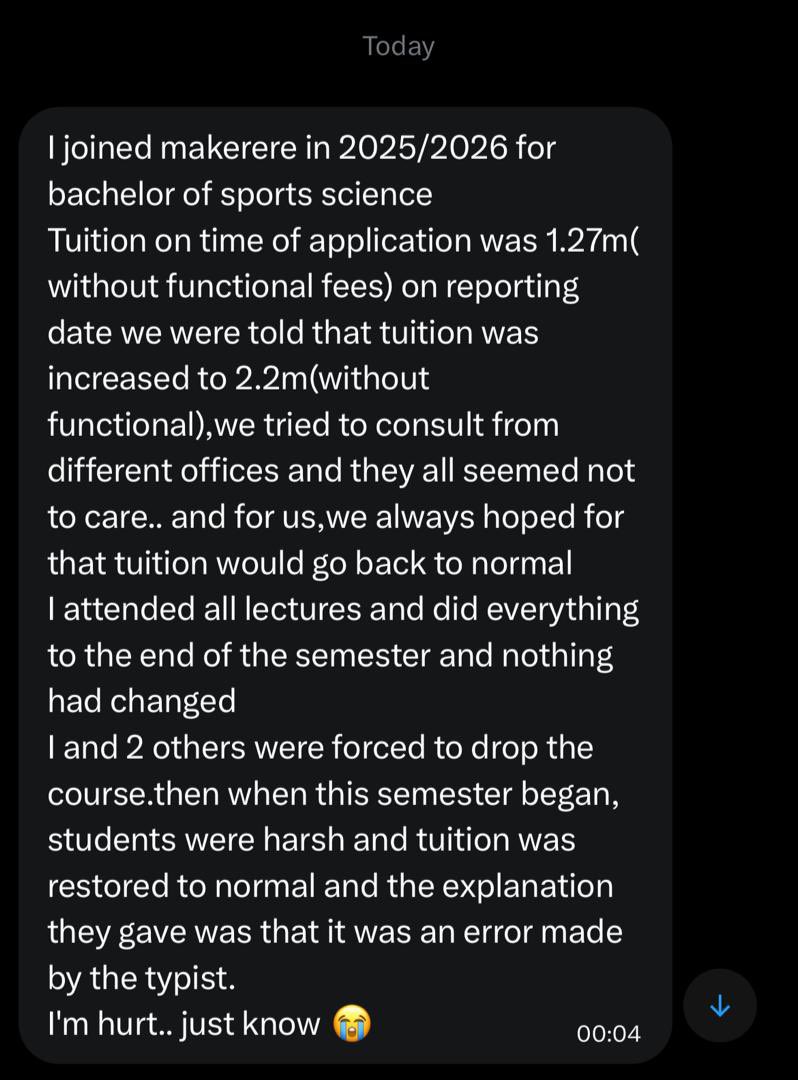 MAKERERE UNIVERSITY PRIVATE STUDENTS ASSOCIATION tweet media