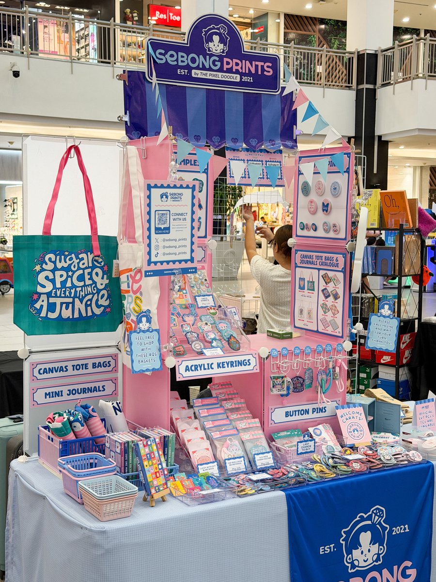 sebong_prints's tweet photo. SEBONG PRINTS IS NOW OPEN ๐
Come celebrate SVTโs 11th Anniv with us! โจ
Bring home the celebration with our cute & colorful fan-made merch.
Grab yours now & show your Carat pride!
๐
05.24.26 | 12nn-7pm
๐Marquee Mall, Pampanga
โ
#ST11LLwithSVT
#SEVENTEEN #SVT
#SebongPrints https://t.co/OLdSFob5aj