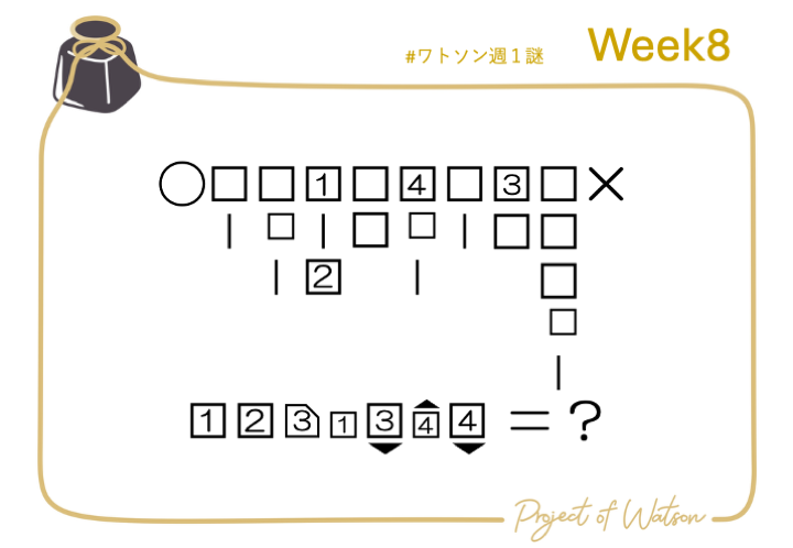 projectofwatson's tweet photo. 毎週日曜１８時投稿の #ワトソン週１謎     ５月２４日（第８問目）はこちら！

#PoW #謎解き #解けたらRP https://t.co/qYT9rE6ecH