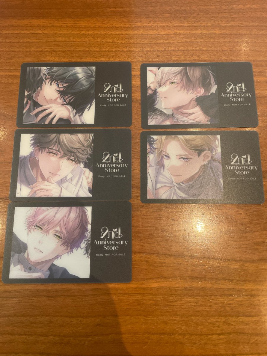 _piniq_x's tweet photo. [交換]ブレ��イ ポップアップ 2周年 アニバ

譲：
チェンジングカード⇒綾戸/宇京/御門
イラストカード⇒城瀬/環野/相沢/新名
特典カード⇒城瀬/須王/綾戸/樋宮/環野
蝶々カード⇒樋宮/恩田

求：槻本

本日15時頃まで渋谷お手渡し＞後日都内手渡し、または郵送。
よろしくお願いいたします。 https://t.co/MBOMvOFaST