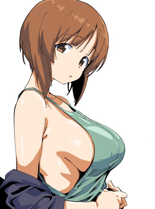 みほちゃんの横乳 