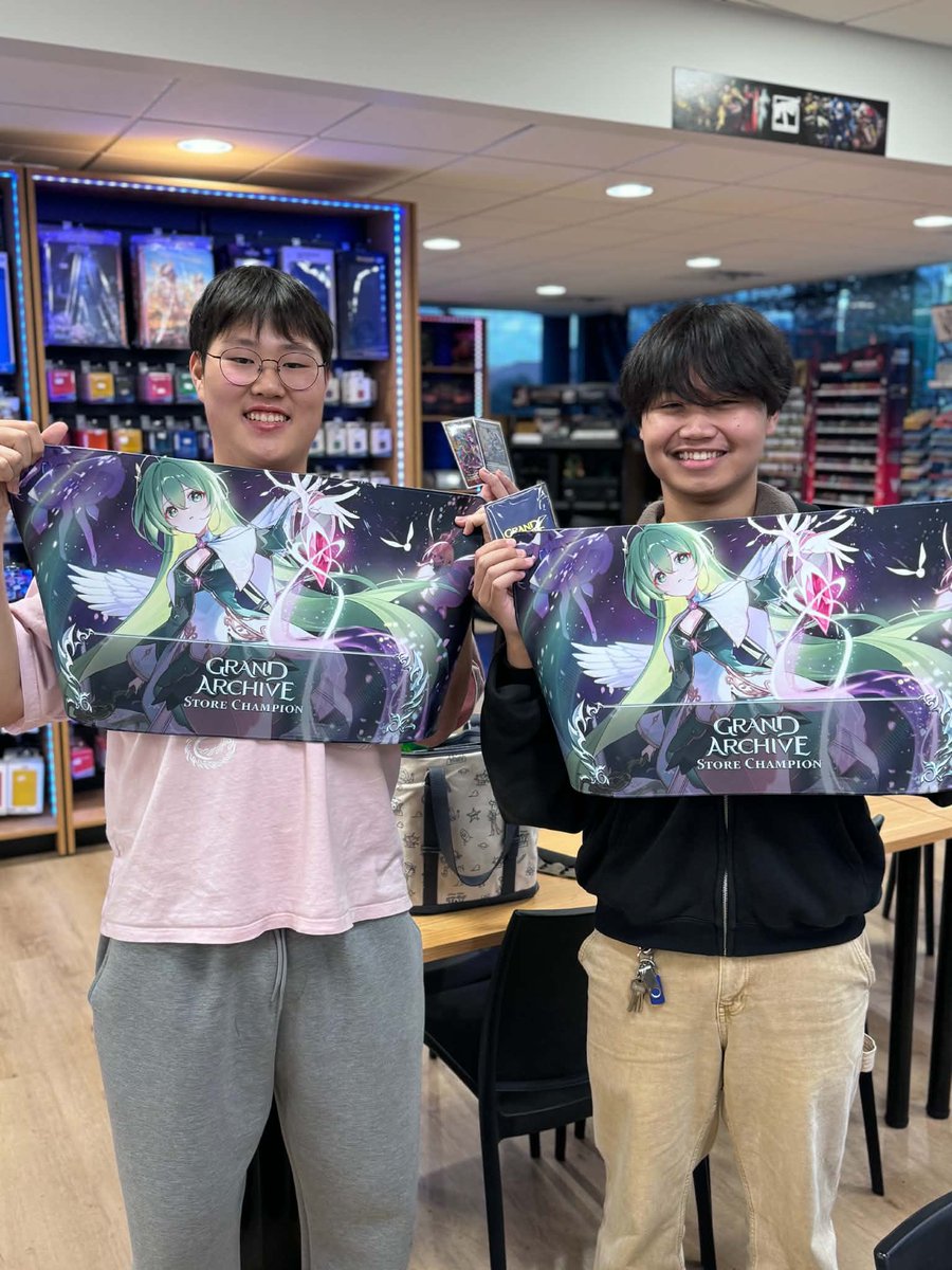 xlucasis's tweet photo. 2x Champions!!
@Kly_312 Finals again, we might be goated 

Water Diana 2-1
Fire Coup Ciel 2-1
Fire Crux Lori 2-0
Fire Suzaku @Kly_312  🔐🫶

Water diana insane, 7-0-1 over this weekend! 

#grandarchive @grandarchivetcg https://t.co/pE25FWZAXD