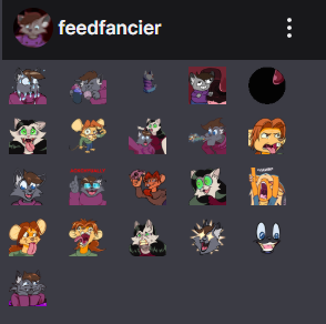 feedfancier's tweet photo. Streaming daily on Twitch
including emojis as well
[twich below] https://t.co/7FfaLhwVLd