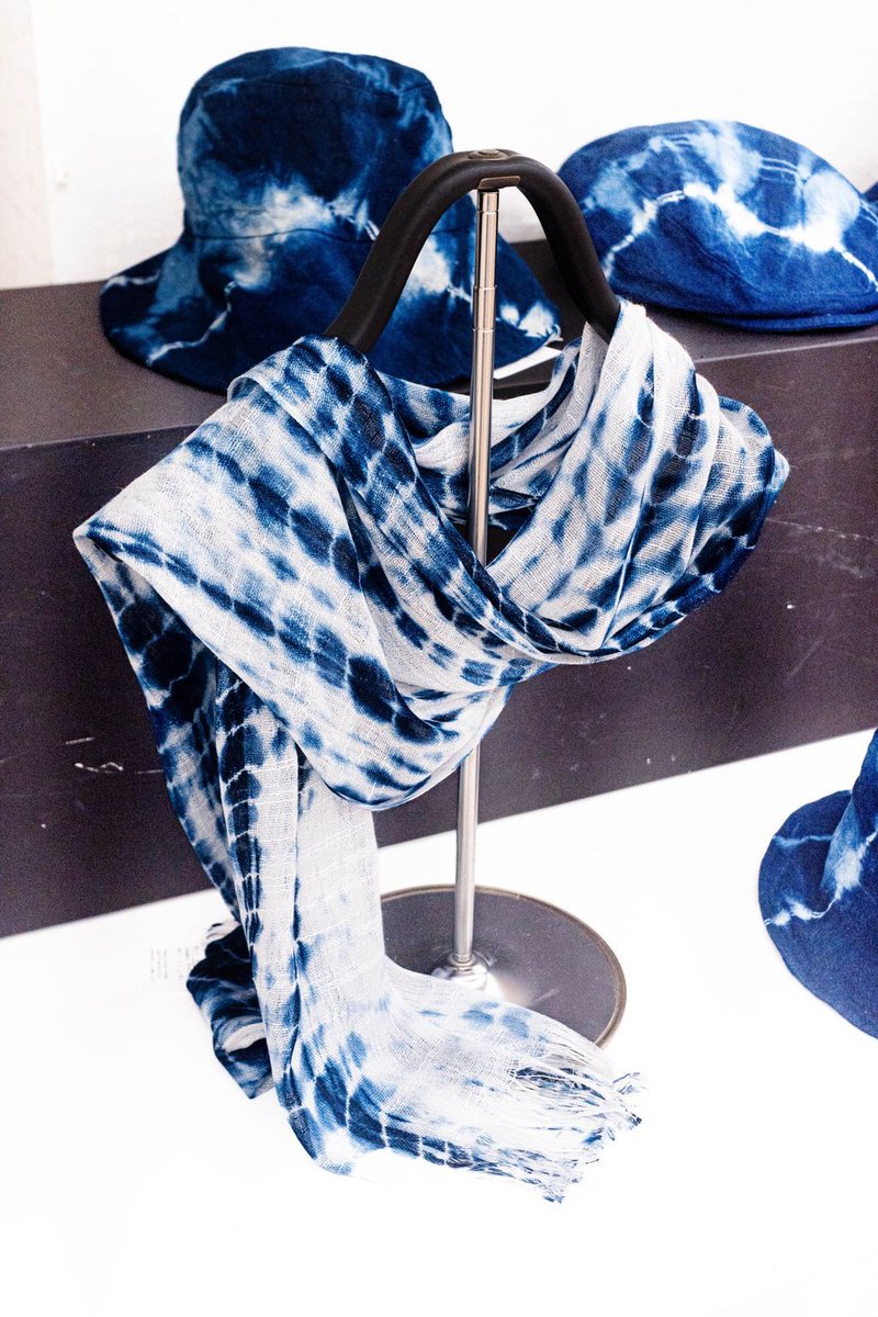 染工房 芳心庵〉作品展 綿・麻・絹などの天然繊維を丁寧に染め上げた