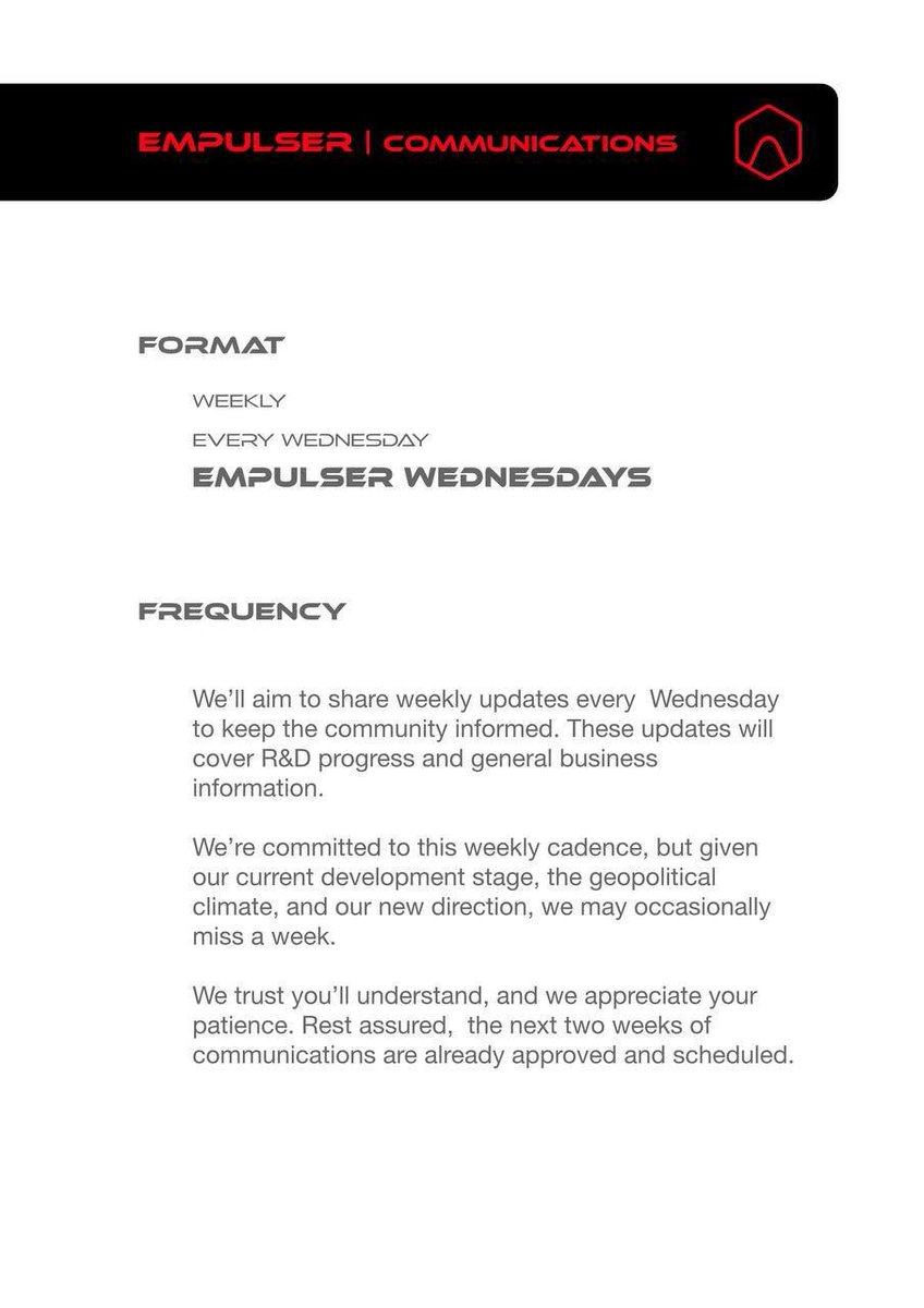 niche617's tweet photo. another great time to accumulate more solana:9XWWHExgN4yvyLRskzzfcr5AcBaqQ6UtwcDSVpUBsoar

why?

1. team went quiet for ~2 months… now they're officially back.
2. friday they dropped “Empulser Wednesdays” and every Wednesday starting soon they’ll drop full R&D updates + progress from the last 2 months.
3. they haven't leaked anything juicy yet, so im betting the next few weeks are gonna cook.
4. fast pump to 2.5m mcap shook out a lot of weak hands, but this pullback to ~600-700k mcap feels like the sweet spot again. R/R still looks juicy if you have conviction.

build your conviction through the info out there. example: @spyzer just dropped a full thesis why solana:9XWWHExgN4yvyLRskzzfcr5AcBaqQ6UtwcDSVpUBsoar is one of the best long-term holds in crypto right now 👀

https://t.co/oJBzmcuO2c

always manage your own risk & have an exit plan tho.
solana:9XWWHExgN4yvyLRskzzfcr5AcBaqQ6UtwcDSVpUBsoar 

NFA