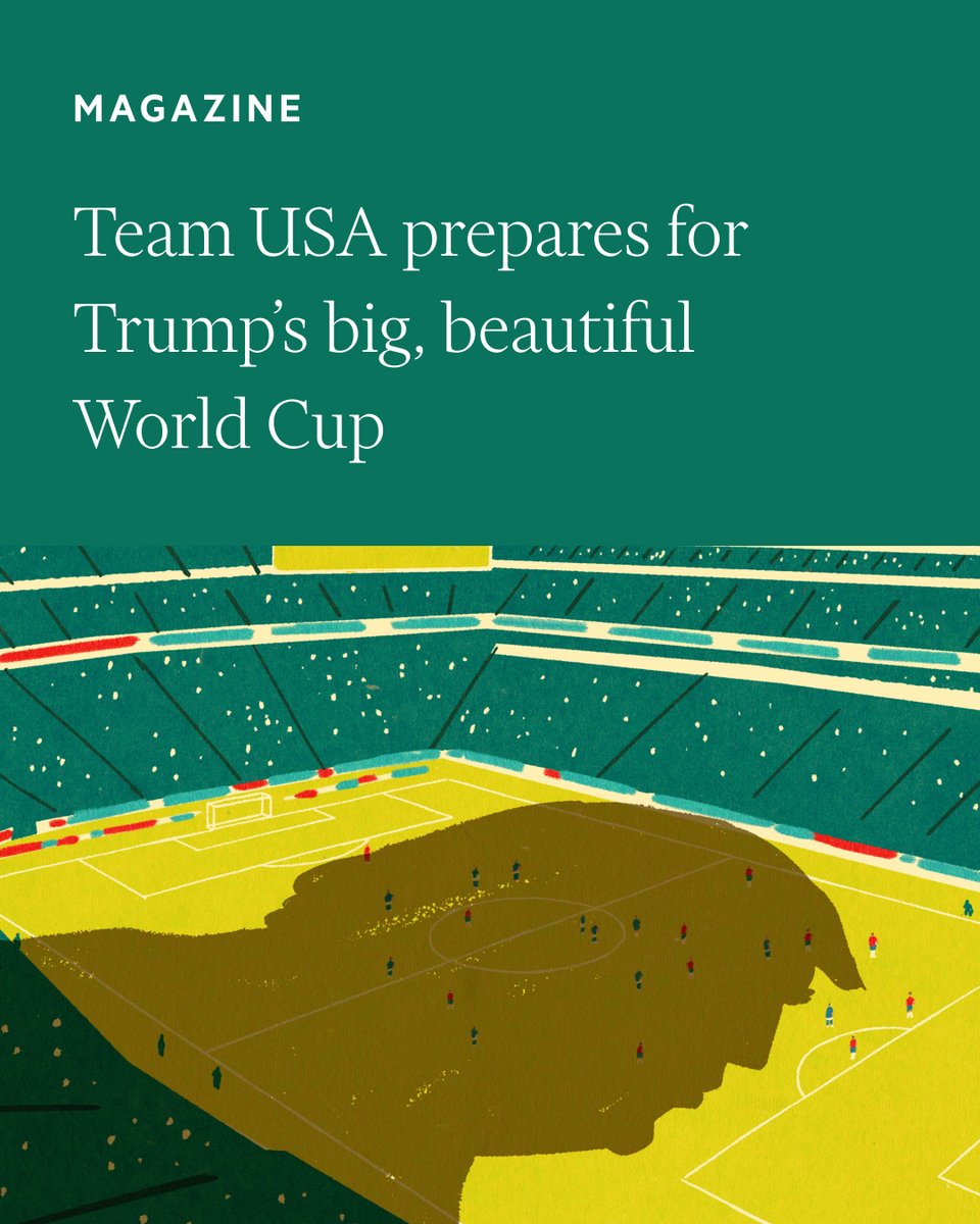 FTMag's tweet photo. Will soccer make the nation — and its president — proud to be American?  https://t.co/TiSAAeREI8 https://t.co/NNWhRMI488