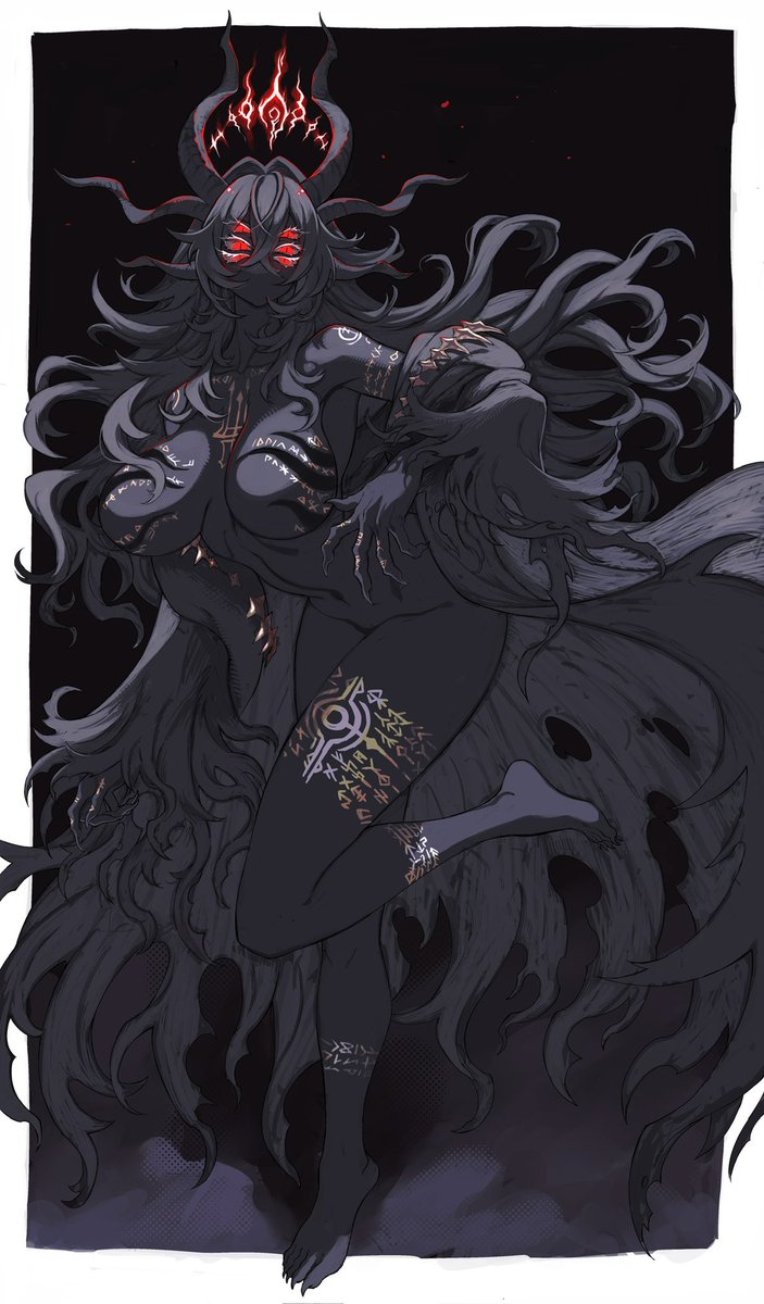 10den_j's tweet photo. Commission！😈🔥
Client @DraconicNun https://t.co/fOWgseXN4h