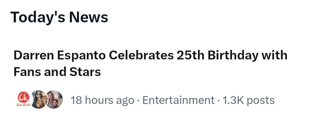 ionelovegood's tweet photo. Today's news >>>

Happy25th DearDARREN
#DARREN @Espanto2001
#ASAPXP @ASAPOfficial https://t.co/LOLEwno9WW