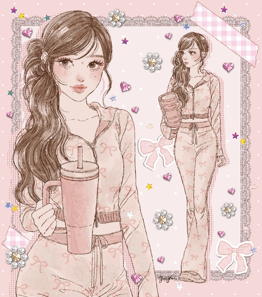 このイラストお気に入りすぎるのでたくさん見てほしい🩷