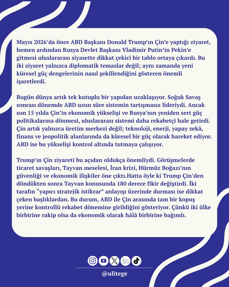 UlitEge's tweet photo. Ekrem Taş’ın kaleme aldığı ULİT Bültenimizle sizlerleyiz. ✨ https://t.co/24mChAyHCY