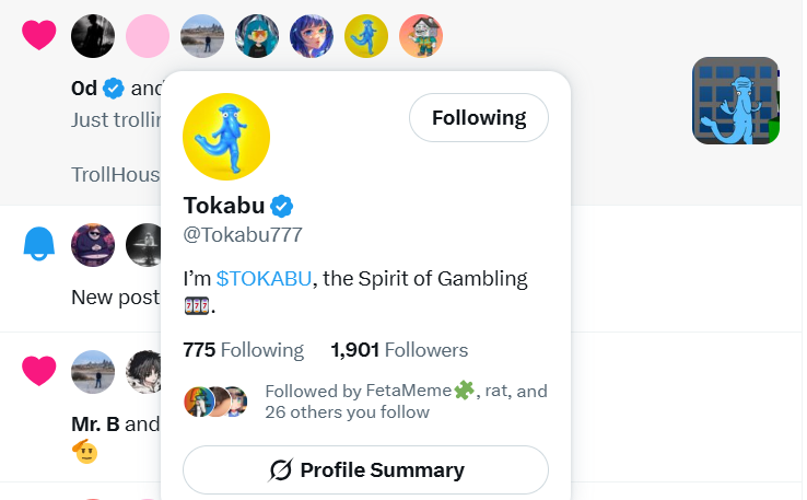 TrollHouseSol_'s tweet photo. . @Tokabu777 just liked it. We'll continue making fun trolls about Tokabu because you like us and we like you too.

TrollHouse x $TROLL x $Tokabu https://t.co/Li64t7hX0z