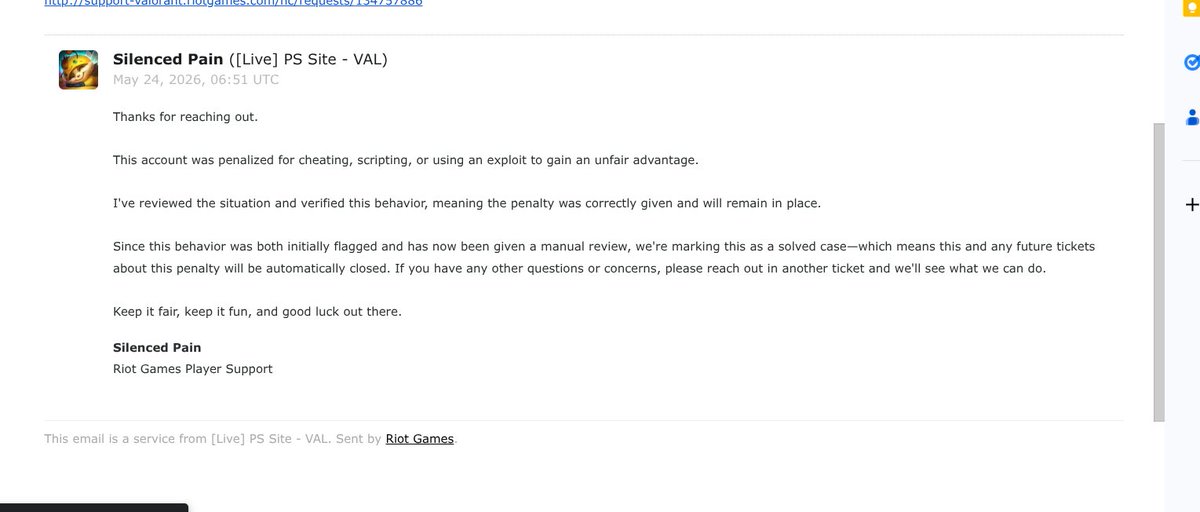 wavevlrs's tweet photo. @ItsGamerDoc  @riotgames @RiotSupport  Im actually in shock because ive never cheated in my life on any game ive played spent thousands of dollars please give this another review https://t.co/4skJrkEHfA