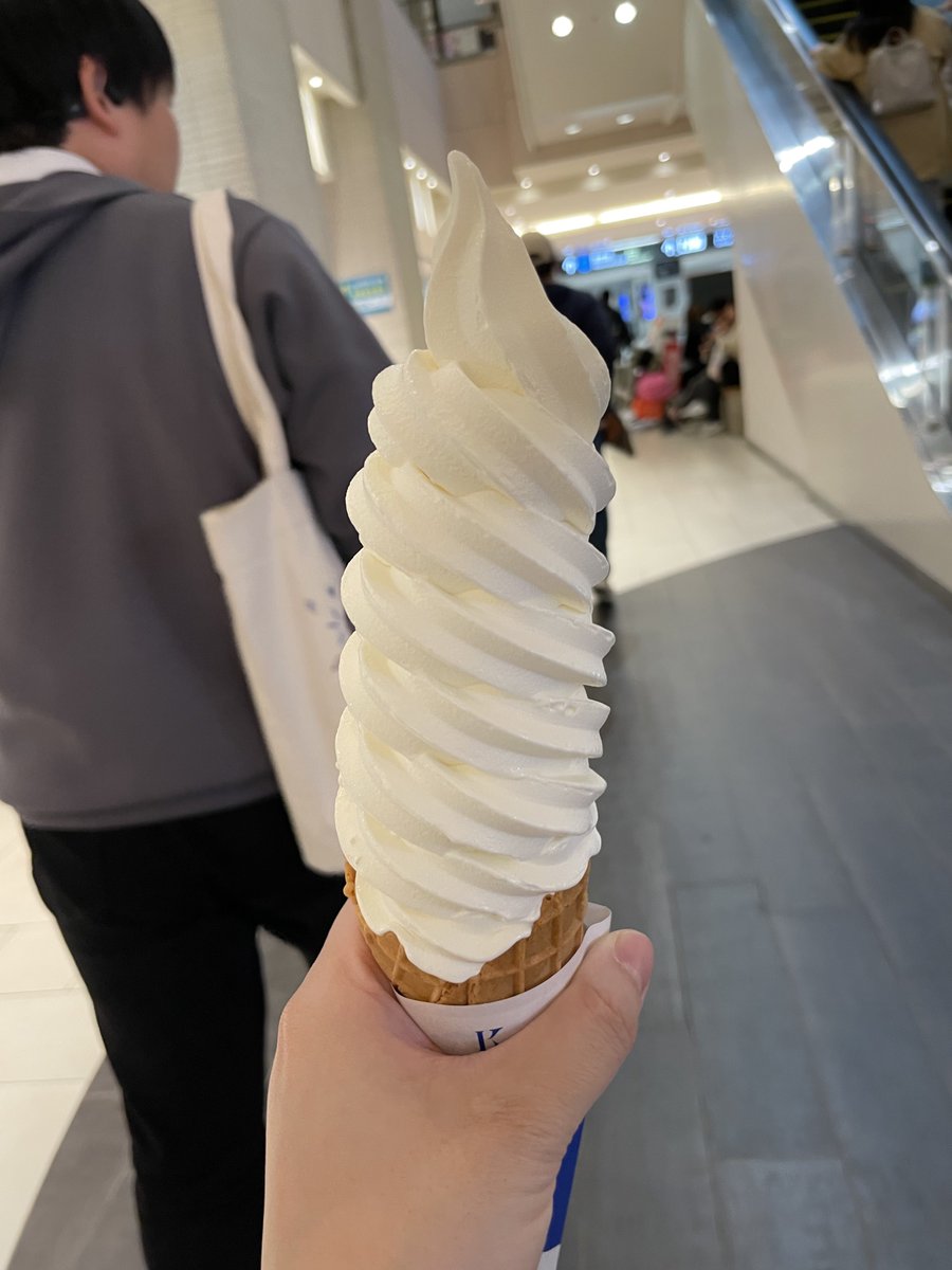 mbms_40's tweet photo. 本日のソフトクリーム（ジェラート） https://t.co/JFFUErukwR