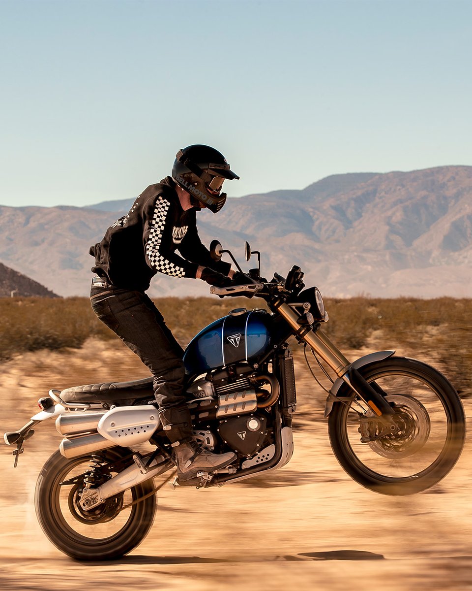 Triumph_Spain's tweet photo. Estilo. Actitud. Rendimiento off-road. 😎🔥

La Scrambler 1200 XE está hecha para quienes buscan libertad, carácter y emoción sin importar el terreno. 

¿Y por qué no probarla? 👉 https://t.co/TaXvKPIATh

#TriumphMotorcycles #ForTheRide #Scrambler1200XE https://t.co/wI7k7eZit2