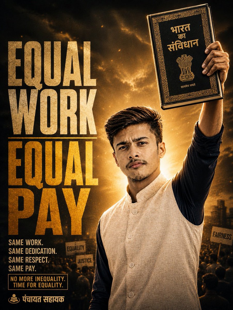vaibhavy32's tweet photo. 8वा वेतन लागू हो रहा न्यू० सैलरी 69K करने की ताकत लगाई जा रही।
राज्य में DA बढ़ रहा।

लेकिन जो ग्रासरूट बनकर प्रदेश की जनता को सरकार से जोड़ रहे ,जो प्रशासनिक कार्यों को एक नई गति प्रदान करते हुए डिजिटल ग्राम की अवधारणा सफ़ल कर रहे उन्हें 

मात्र 6000 रु?

कतई बर्दाश्त नहीं!! https://t.co/8cZGds8TKu