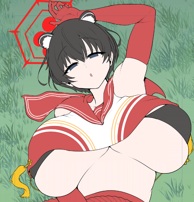 ツバキの服の下って黒ビキニだっけとか寝てる時ってヘイローの角度どうなるっけとか考えながらチマチマ進めてる 