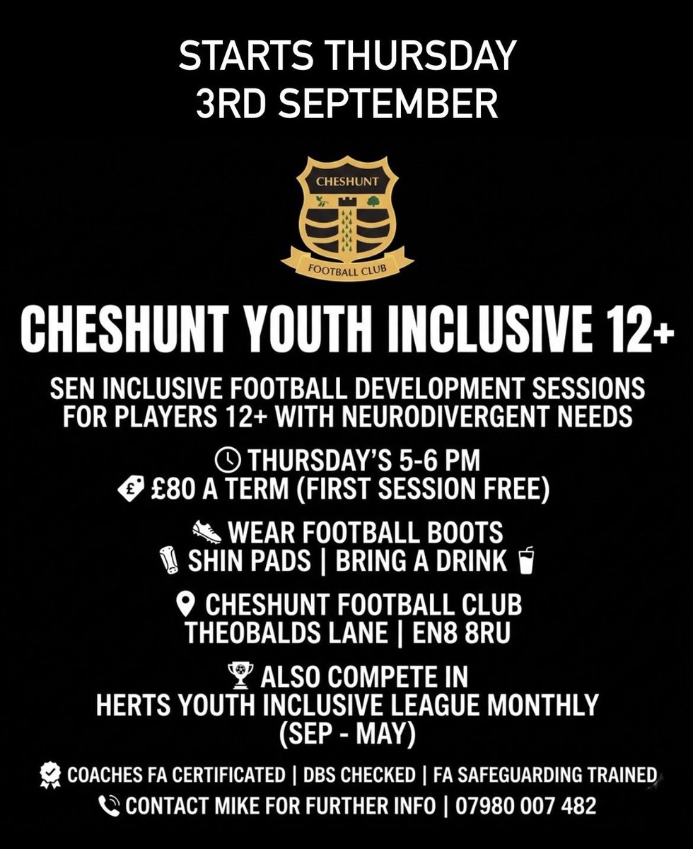 Cheshunt Inclusive (Youth & Adult) tweet media