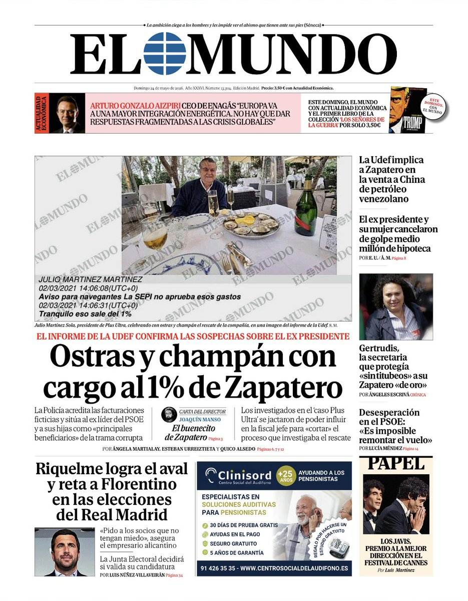 KhintiIa's tweet photo. Portadas de El Mundo cuando el PP apoya una manifestación (izquierda) versus portada de El Mundo cuando no (derecha).
¿Son o no son furcias mediáticas? https://t.co/t0igwyGn9Z